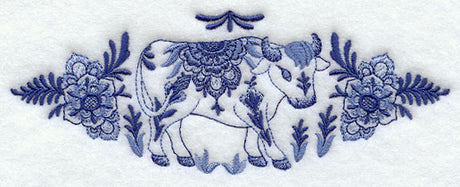 Delft Blue Country Cow