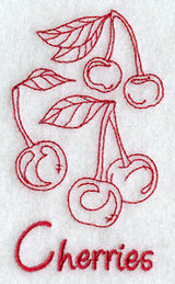 Cherries (Redwork)