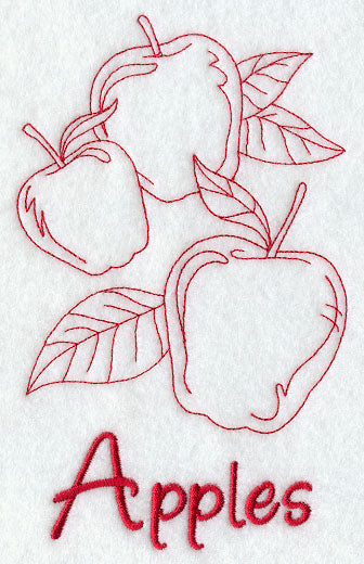 Apples (Redwork)