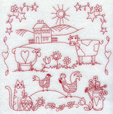 Country Sampler (Redwork)