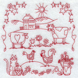Country Sampler (Redwork)