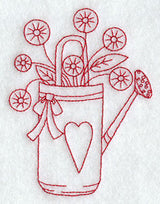 Watering Can (Redwork)