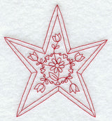 Country Star (Redwork)