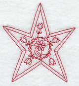 Country Star (Redwork)