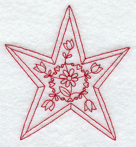 Country Star (Redwork)