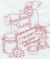 Strawberry Jam (Redwork)
