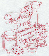 Strawberry Jam (Redwork)