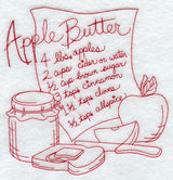 Apple Butter (Redwork)