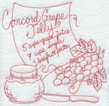 Concord Grape Jelly (Redwork)