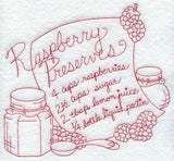 Raspberry Preserves (Redwork)