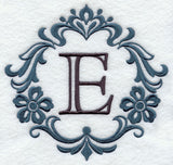 Damask Letter E - 7 inch