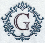 Damask Letter G - 7 inch