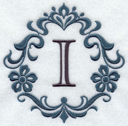 Damask Letter I - 7 Inch