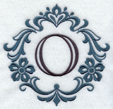 Damask Letter O - 7 Inch