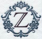 Damask Letter Z - 7 Inch