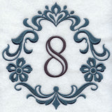 Damask Number 8 - 7 Inch