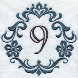 Damask Number 9 - 7 Inch