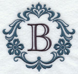 Damask Letter B - 7 inch