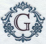Damask Letter G - 7 inch