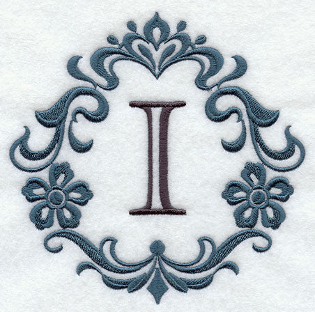 Damask Letter I - 7 Inch