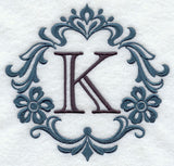 Damask Letter K - 7 Inch