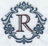 Damask Letter R - 7 Inch