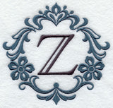 Damask Letter Z - 7 Inch
