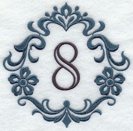 Damask Number 8 - 7 Inch