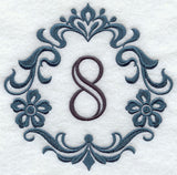 Damask Number 8 - 7 Inch