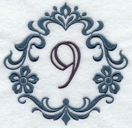 Damask Number 9 - 7 Inch