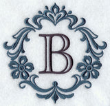 Damask Letter B - 7 inch