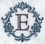 Damask Letter E - 7 inch