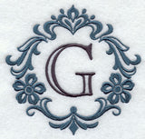 Damask Letter G - 7 inch