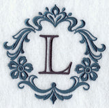 Damask Letter L - 7 Inch