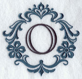 Damask Letter O - 7 Inch