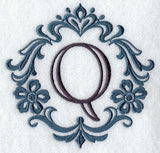 Damask Letter Q - 7 Inch