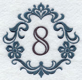 Damask Number 8 - 7 Inch