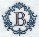 Damask Letter B - 7 inch