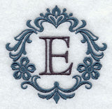 Damask Letter E - 7 inch