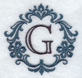 Damask Letter G - 7 inch