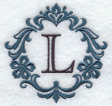 Damask Letter L - 7 Inch
