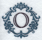 Damask Letter O - 7 Inch