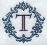 Damask Letter T - 7 Inch