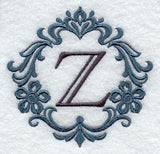 Damask Letter Z - 7 Inch