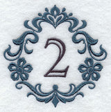 Damask Number 2 - 7 Inch