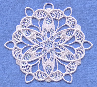 Poinsettia Snowflake (Lace)