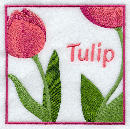 Tulip Floral Square