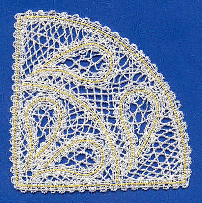 Paisley Corner (Battenburg Lace)