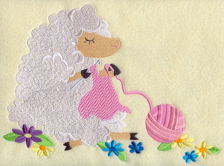 Crocheting Sheep