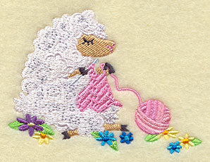 Crocheting Sheep